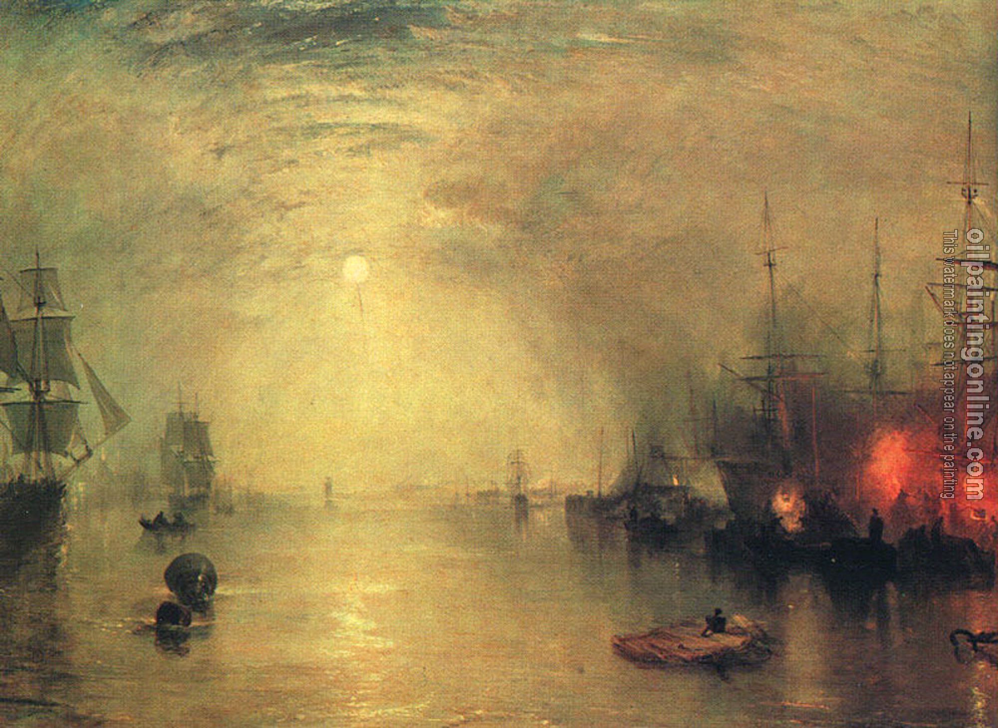 Turner, Joseph Mallord William - Keelman Heaving in Coals by Night